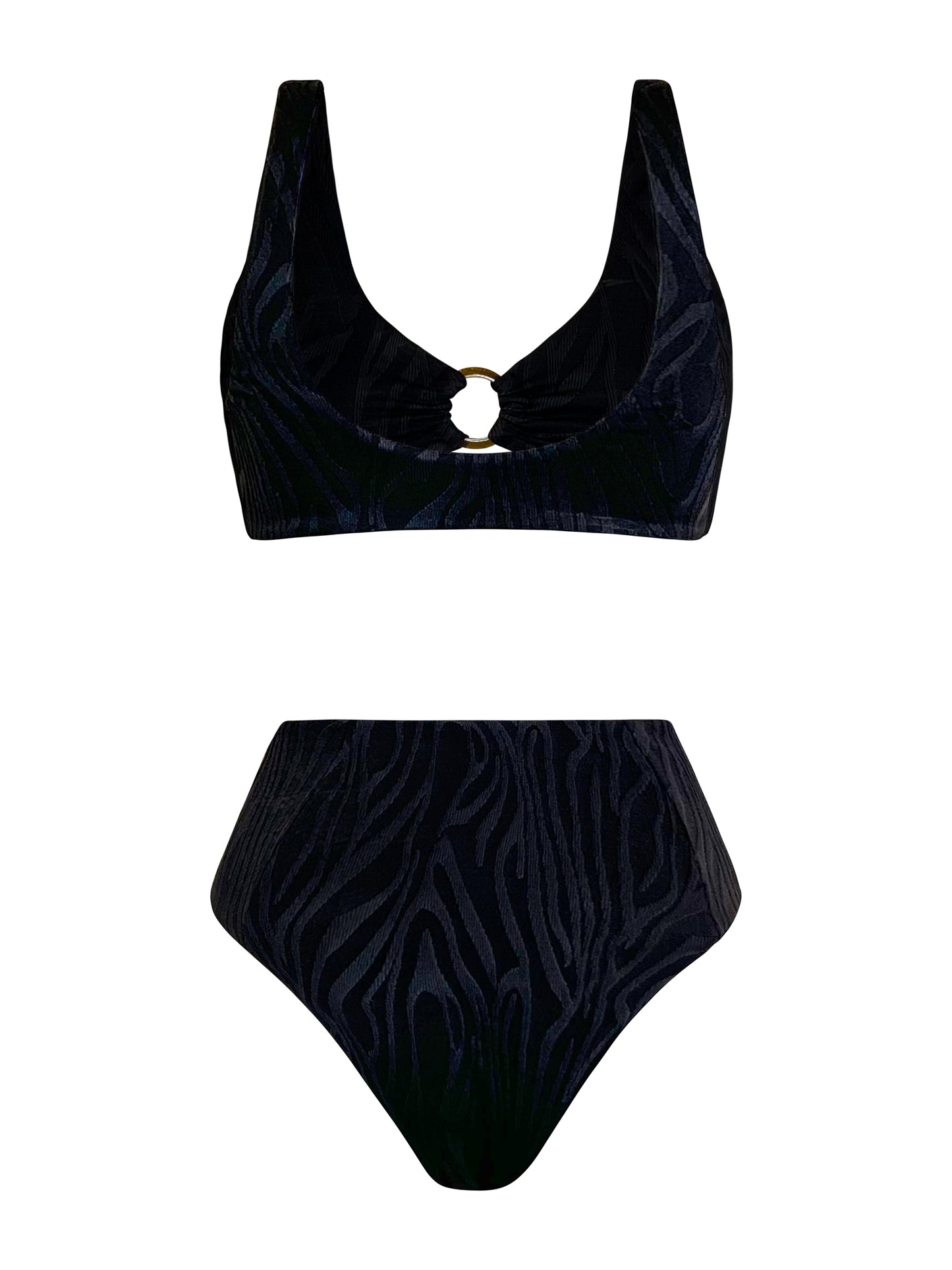 Texture Zebra High Waisted Bottom